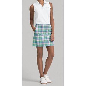 Polo Ralph Lauren Golf Plaid Pleated Golf Skort Fairway Plaid Size 2‎ $148 NWOT